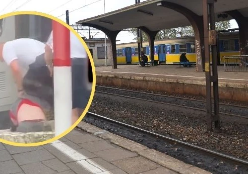Policja wyjaśnia sprawę bójki na peronie w Wejherowie