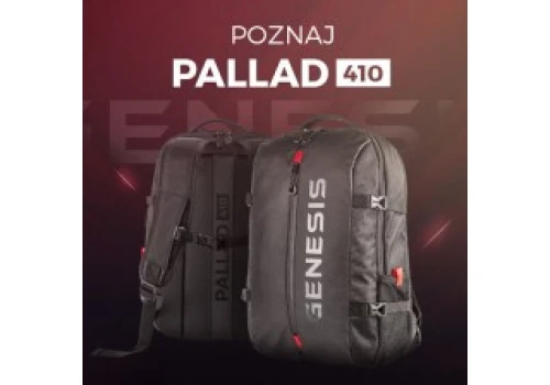 Promocja na plecaki na laptopa w Media Expert. Model GENESIS Pallad 410 (do 15.6″) za 79 zł!