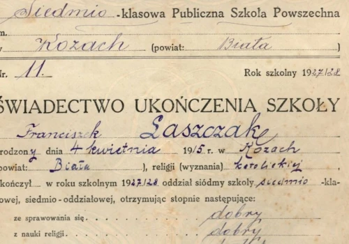 100 lat temu dawali takie świadectwa szkolne. Spis przedmiotów to inny świat