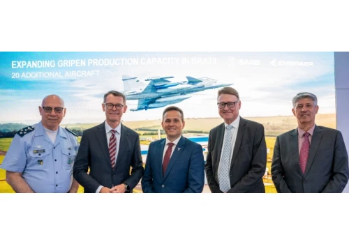 Saab i Embraer planują zwiększyć produkcję Gripenówi