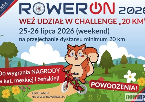 RowerON 2026: Już w ten weekend Challenge „20 km”. Wykręć minimum 20 km na rowerze i zgarnij super nagrody!