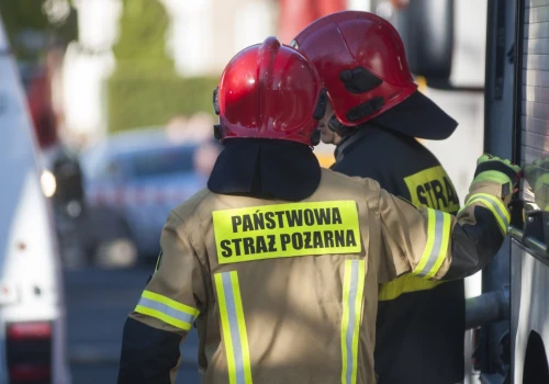 Pożar statku w gdańskim porcie