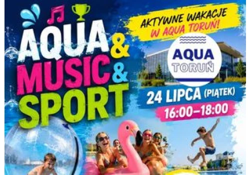 Chodzenie po wodzie i inne atrakcje – już w piątek. MOSiR zaprasza na Aqua & Music & Sport