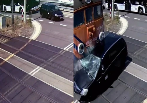 Kierowca autobusu miał wywierać presję na 19-latku, który wjechał wprost pod pociąg. Są zarzuty