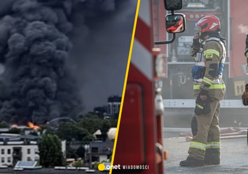 Pożar w Warszawie. Płonie warsztat samochodowy