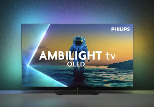 Google TV, Ambilight i OLED 144 Hz. Philips OLED820 55″ w atrakcyjnej ofercie Media Markt
