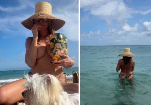 Heidi Klum rozpala Instagram. Modelka publikuje odważne nagrania topless z wakacji