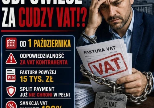 Sejm uchwalił ustawę, która czyni z przedsiębiorcy zakładnika cudzych oszustw VAT-owskich!