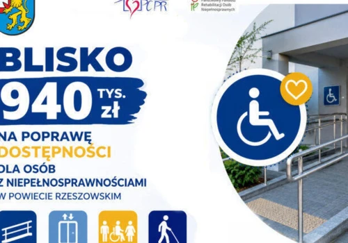 Miliony złotych na walkę z barierami! Powiat Rzeszowski i PFRON inwestują w transport i dostępność dla niepełnosprawnych