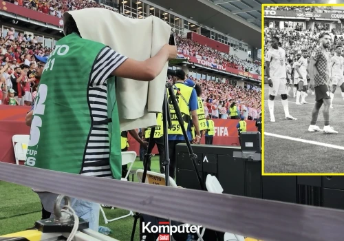 Fotograf na mundialu 2026 użył aparatu sprzed prawie 100 lat. Szalony pomysł, niesamowity efekt