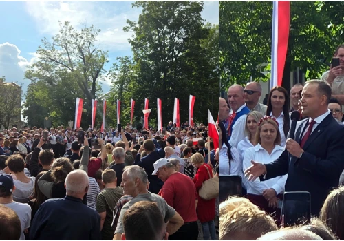 Prezydent Karol Nawrocki w Dębicy: złożyłem drugi wniosek o referendum