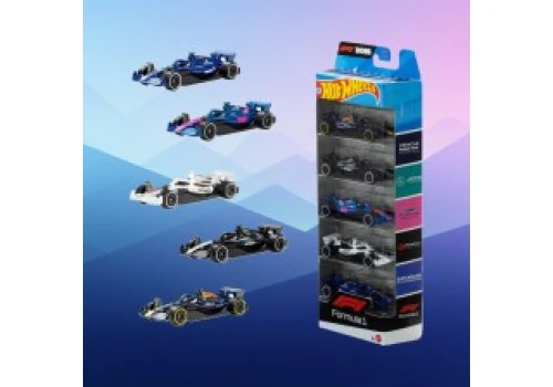 Promocja na zestaw Hot Wheels Formuła 1 Bolidy (5 sztuk) za 33 zł zamiast 50 zł w Amazon PL