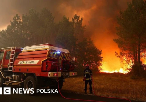 Pożary lasów na południowym zachodzie Francji zmuszają 20 000 osób do ewakuacji