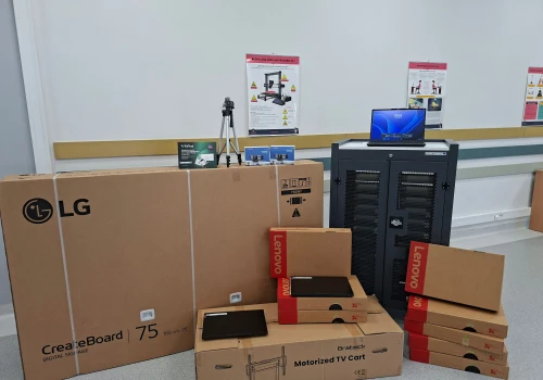 Laboratorium Sztucznej Inteligencji w podstawówce w Grodziszczu. Szkoła otrzymała nowy sprzęt