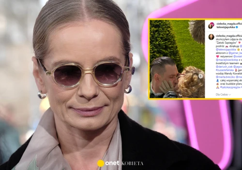 Magdalena Cielecka świętuje koniec zdjęć. Zagrała z Bartoszem Gelnerem