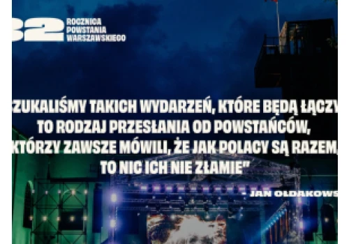 Obchody 82. rocznicy wybuchu Powstania Warszawskiego rozpoczną się już w sobotę