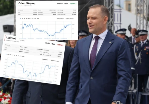 Zaskakująca reakcja giełdy na decyzję prezydenta. Zmiany notowań Orlenu i Unimotu