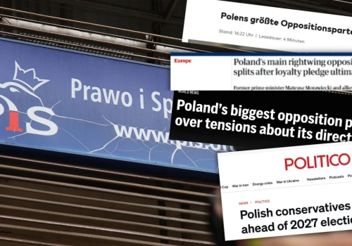 Zagraniczne media komentują rozłam w PiS. 