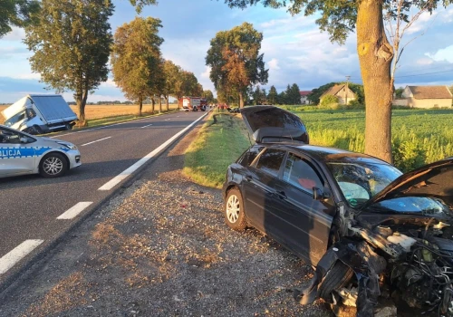 Groźna kolizja na DK74