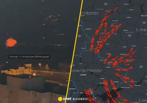 Rosja zaatakowana przez setki dronów z Ukrainy. Podsumowanie nocy