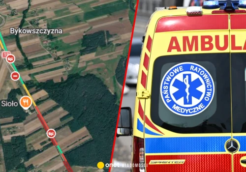 Czołowe zderzenie ciężarówki i samochodu osobowego, kierowca nie żyje. DK19 zablokowana