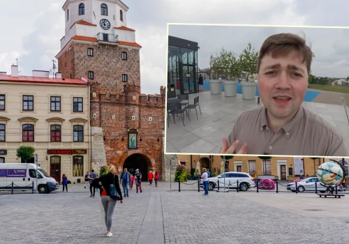 Brytyjczyk pokazał dworzec w Lublinie. 