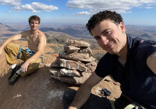 Baskowie w akcji na „Mora Mora” (8b+/c, 700 m)