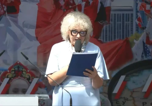 Posłanki z grupy Morawieckiego na sobotniej konwencji PiS. 