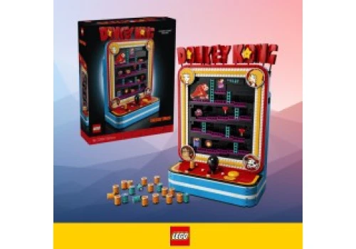 Preorder LEGO Donkey Kong w Sklepie LEGO. Automat do gry (1371 el.) dostępny za 729,99 zł!