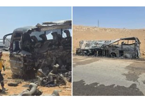 Tragedia na drodze w Syrii. 35 osób nie żyje po zderzeniu autobusów
