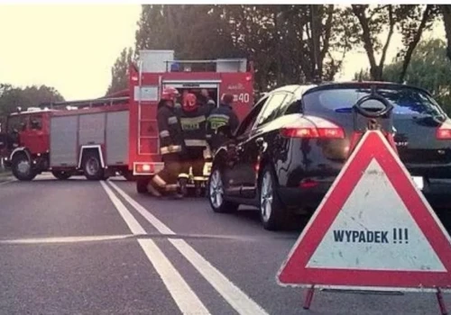 Z ostatniej chwili! Wypadek koło Ciechanowa. Droga jest zablokowana
