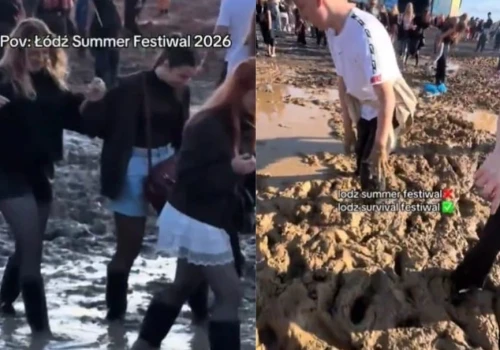 Teren Łódź Summer Festival zamienił się w wielkie błoto. Uczestnicy zaczęli wrzucać nagrania do sieci