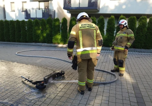 Z ostatniej chwili: Pożar w pomieszczeniu budynku. Strażacy weszli siłowo – foto