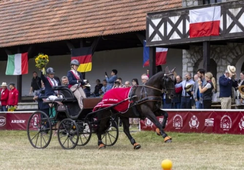 Weronika Bogacz, mieszkanka Widzowa, zdobyła srebrny medal Mistrzostw Polski w powożeniu zaprzęgami jednokonnymi