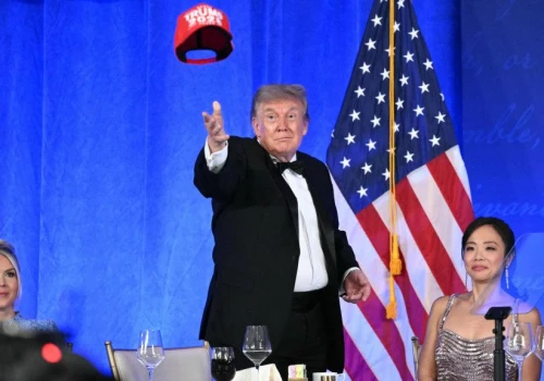Donald Trump na gali korespondentów