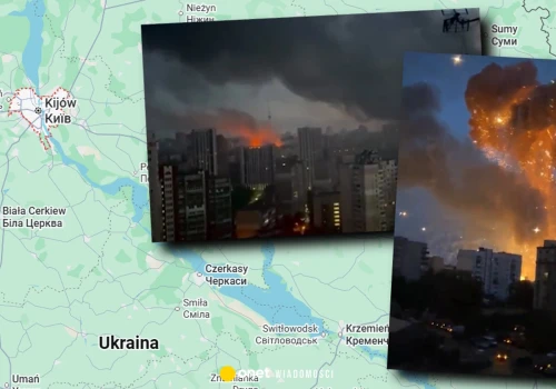 Nocny atak Rosji na Kijów. Płoną bloki mieszkalne