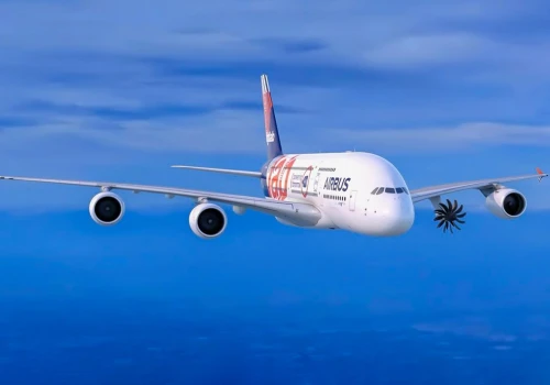 Airbus i CFM pokazali malowanie A380 Flight Lab. To latające laboratorium dla silnika Open Fan