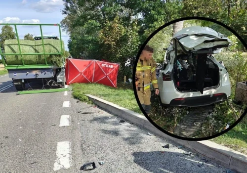 Zderzenie z ciągnikiem rolniczym John Deere zakończone tragedią. Nie żyje 29-latek