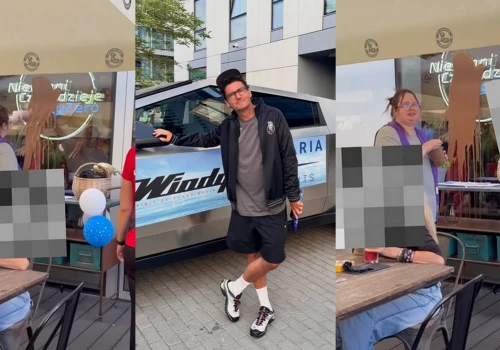Aktywiści ze sztuczną kupą nawiedzili lokal Kuby Wojewódzkiego
