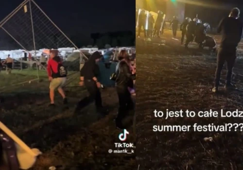 Zamieszki na Łódź Summer Festival. Poleciały butelki i kamienie, policja użyła gazu