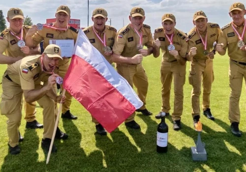 Strażacy z Pleszewa wicemistrzami Międzynarodowej Olimpiady Pożarniczej CTIF w Austrii