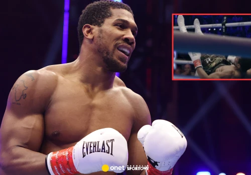 Anthony Joshua padł na deski. Wtedy wszyscy wstrzymali oddech. Jest wideo
