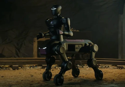 Run Robotics pokazuje centaura. Robot hybrydowy do pracy w trudnym terenie