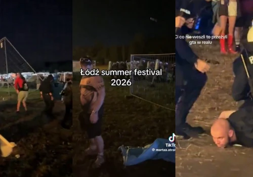 Podczas Łódź Summer Festival doszło starcia między policją a uczestnikami, którzy nie zdążyli wejść na imprezę