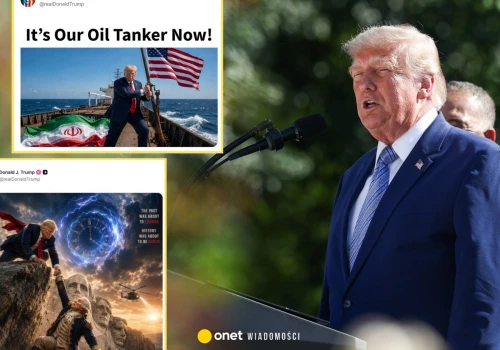 Seria tajemniczych grafik na koncie Donalda Trumpa. Część dotyczy Iranu