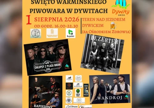 Święto Warmińskiego Piwowara w Dywitach. Prawdziwa uczta dla fanów dobrego piwa, muzyki i regionalnych smaków!