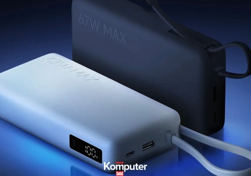 To nowy, smukły powerbank od Xiaomi. Ma wbudowany przewód