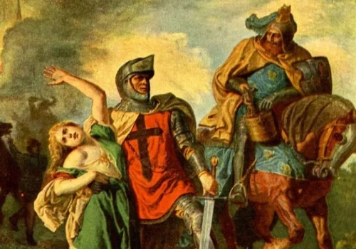 Walki pod Pyzdrami. Krzyżacy chcą porwać polskiego królewicza