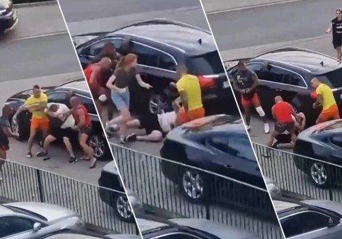We trzech na jednego i kobietę. Brutalne pobicie pary Ukraińców