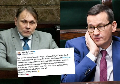 Poseł Lorek uznał, że jednak nie podoba mu się u Morawieckiego i wrócił do PiS